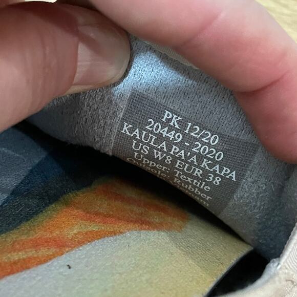 OLUKAI KAULA PAA KAPA SHOES Women's 8 Espadrille neutral cream linen canvas - Picture 5 of 7